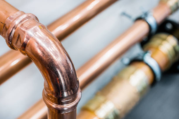 Copper Gas Pipeline Installation
